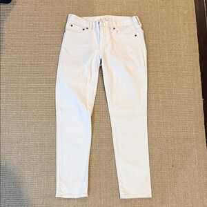 J. Crew Men's Off-White Skinny Jeans